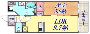 プレサンス三宮ポルトの物件間取画像